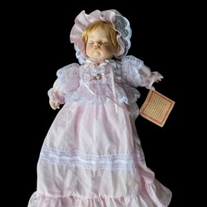 Antique/ Vintage Design Debut "Kristin" newborn Porcelain doll